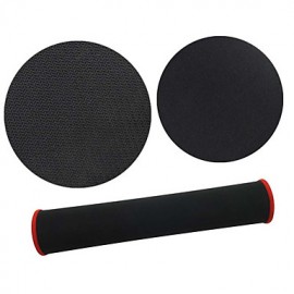 Large Black Red Edge Solid Mouse Pad  