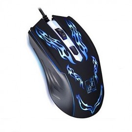 USB Mechanical Touch Illuminated Gaming Keyboard 3 Colors Backlit Keyboard and Colorful 1600DPI Gaming Mouse Set  