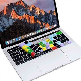  Ableton Live Shortcut Silicone Keyboard Skin and Touchbar Protector for 2016 New  Pro 13.3/15.4 with Touch Bar Retina (US/EU Layout)  