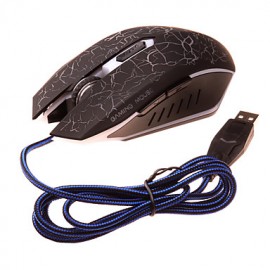 USB Wired Gaming Mouse 2400 DPI 6D With Colorful LED Light Luminous  