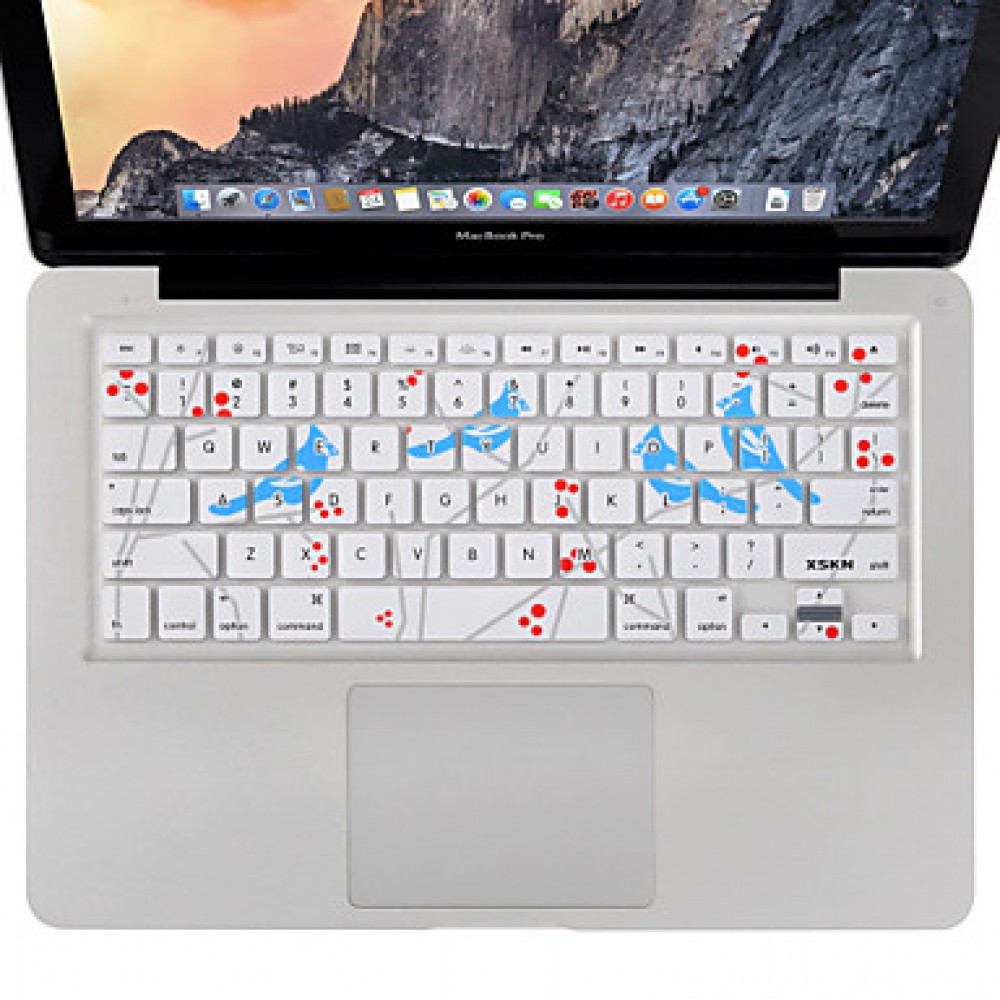  Sing Bird Keyboard Cover Silicone Skin Protector for  Air/Pro 13 15 17 Inch, US Layout  