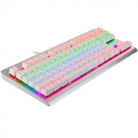 Z-77 Multicolor Backlit 87 Keys Mechanical Gaming Keyboard with Blue Switches  