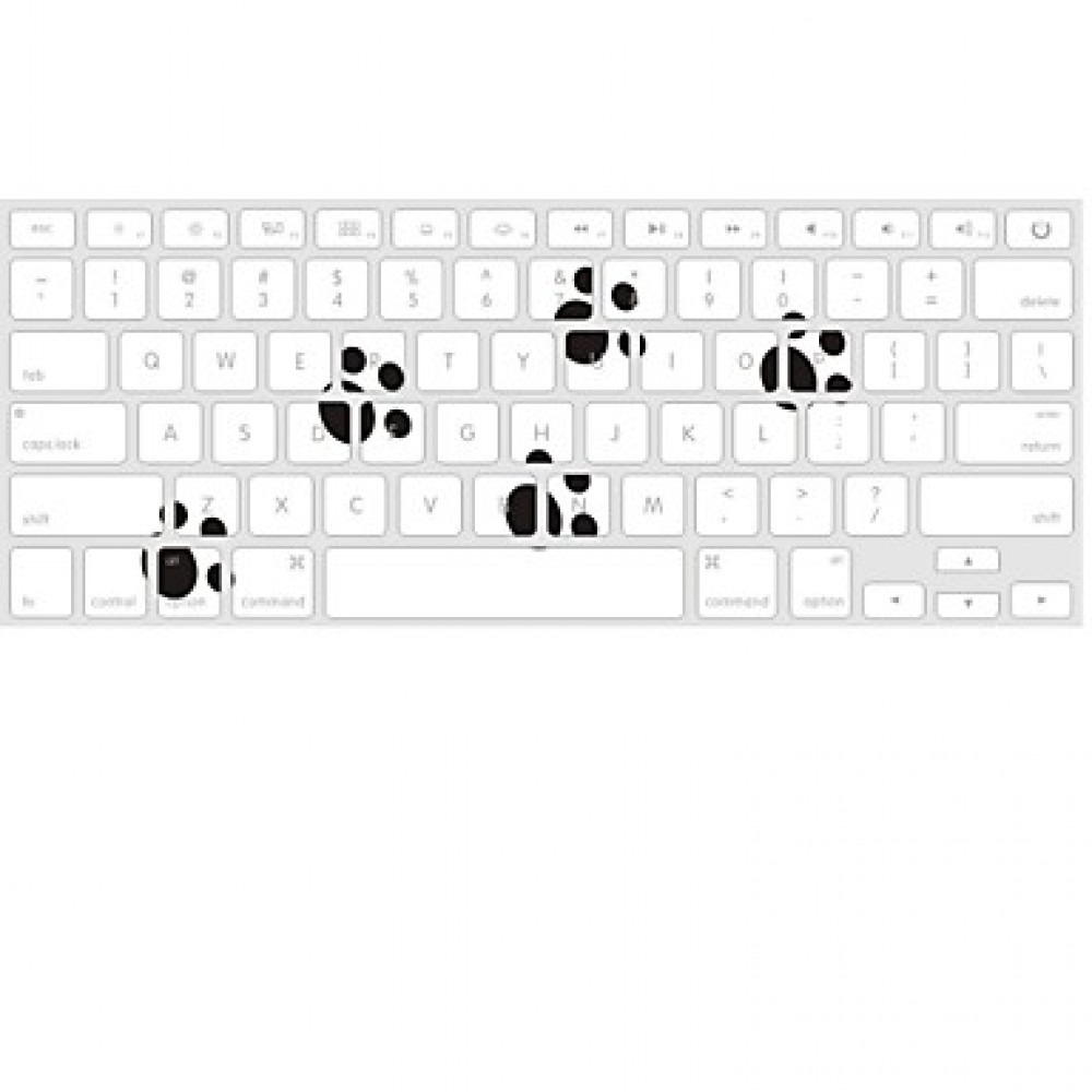 Cute Keyboard Protective Film Skin Cover for  Pro 13", 15", 17 Cute Footprint   