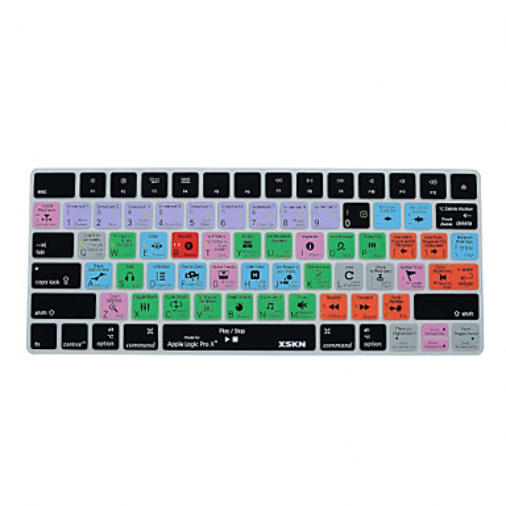  Logic Pro X 10.2  Shortcut Keyboard Cover Silicone Skin for Magic Keyboard 2015 Version, US Layout  