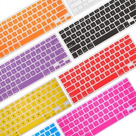 Solid Color Silicone Keyboard Cover with package for  air/Pro/Retina 13 inch  