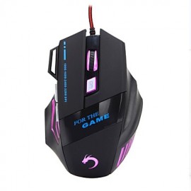   W28 7 Key High Performance USB Wired Gaming Mouse for Gamer 3200DPI  