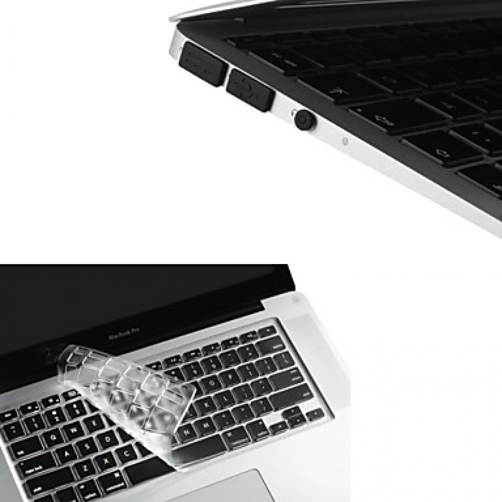  Ultra-thin Protective TPU Keyboard Film and Anti-dust Plugs Universal for  Pro with Retina Display / Air  