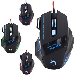   W28 7 Key High Performance USB Wired Gaming Mouse for Gamer 3200DPI  