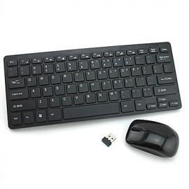 Fashion 2.4G Ultra-thin Wireless Keyboard and Mouse Combo Computer Accessories  for Laptop PC Windows Tv Box Home Office Game  