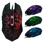 USB Wired Gaming Mouse 2400 DPI 6D With Colorful LED Light Luminous  