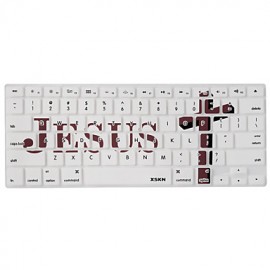  Jesus Cross Designed Silicon Laptop Keyboard Skin Cover for  Air/ Pro 13 15 17 inch, US Layout  