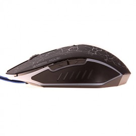 USB Wired Gaming Mouse 2400 DPI 6D With Colorful LED Light Luminous  