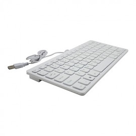 Mini external keyboard USB notebook keyboard ultra-thin mini keyboard chocolate wired computer keyboard  