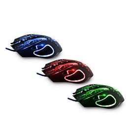   X9 5000DPI Colorful Gaming Mouse 6 Buttons LOL Optical USB Wired Computer &Professional  