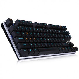 Gaming Keyboard Mechanical keyboard Ergonomic backlight Black Shaft programmable 87keys no conflict  