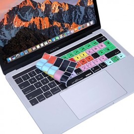  Avid Media Composer Shortcut Silicone Keyboard Skin for 2016 New  Pro 13.3/15.4 with Touch Bar Retina (US/EU Layout)  