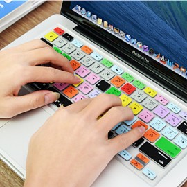  Final Cut Pro 7 Silicone Laptop Keyboard Cover Skin for  Air 13 inch,  Pro 13 15 17 Inch, US Layout  