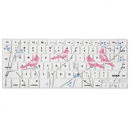  Sing Bird Keyboard Cover Silicone Skin Protector for  Air/Pro 13 15 17 Inch, US Layout  