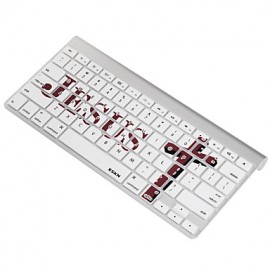  Jesus Cross Designed Silicon Laptop Keyboard Skin Cover for  Air/ Pro 13 15 17 inch, US Layout  