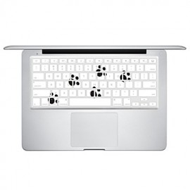 Cute Keyboard Protective Film Skin Cover for  Pro 13", 15", 17 Cute Footprint   