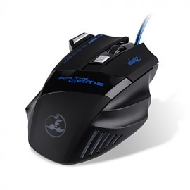 5500 DPI Gaming Athletics Wired USB Mouse Mic 7 Button With Colorful Breathing Lights  