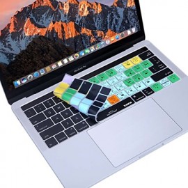  Avid Pro Tools Shortcut Silicone Keyboard Skin for 2016 New  Pro 13.3/15.4 with Touch Bar Retina (US/EU Layout)  