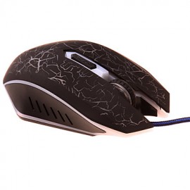 USB Wired Gaming Mouse 2400 DPI 6D With Colorful LED Light Luminous  