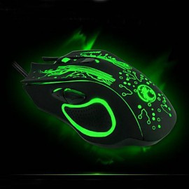   X9 5000DPI Colorful Gaming Mouse 6 Buttons LOL Optical USB Wired Computer &Professional  