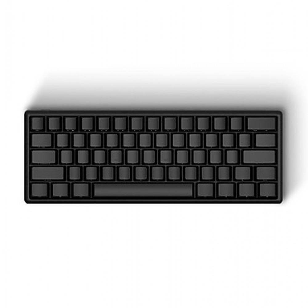   IQKB 62-Key 60% Wired Mechanical Keyboard with Type-C USB Port Aluminum Alloy Shell Optional Cherry MX Types  