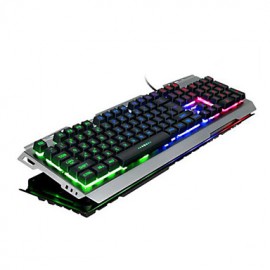 USB Gaming Backlights Key Illumination Keyboard and 2500DPI Cracking Mouse 2 Pieces a Kit  