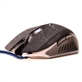 USB Wired Gaming Mouse 2400 DPI 6D With Colorful LED Light Luminous  